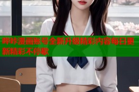 哔咔漫画账号全新升级精彩内容每日更新精彩不停歇